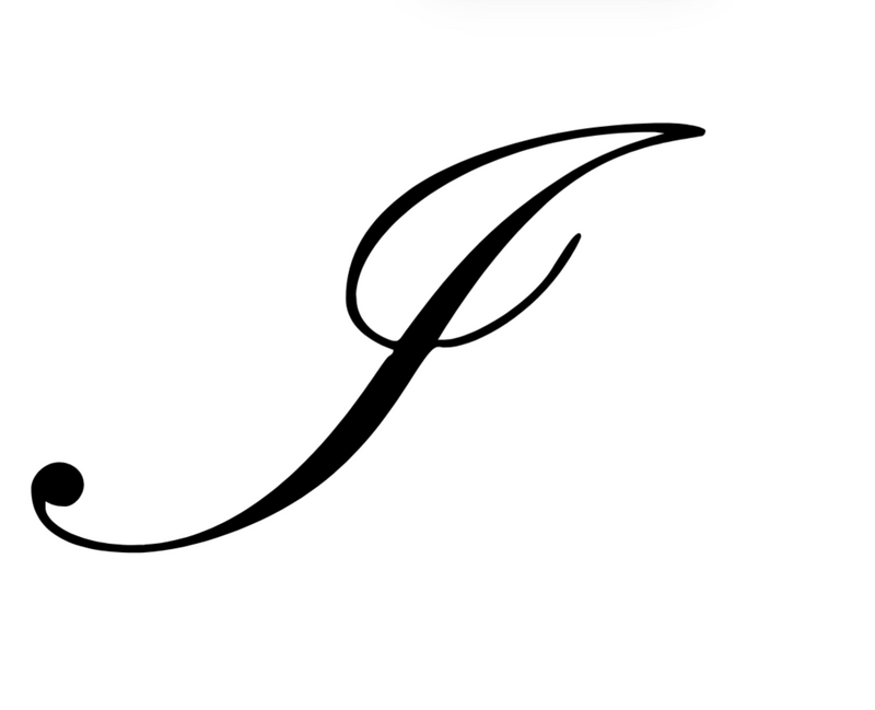 Italian acetate claw clip with engraved gold initial