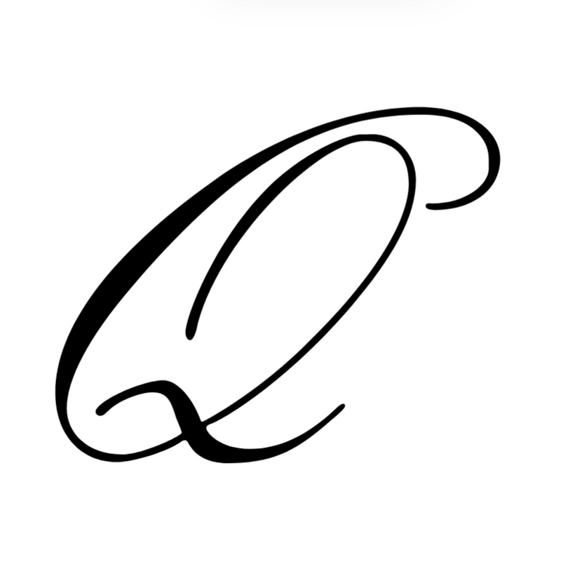 Italian acetate claw clip with engraved gold initial