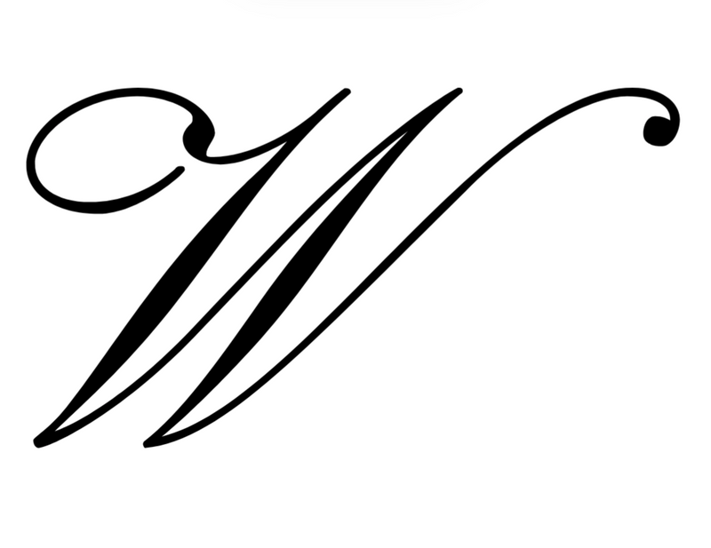 Italian acetate claw clip with engraved gold initial