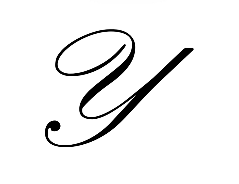 Italian acetate claw clip with engraved gold initial