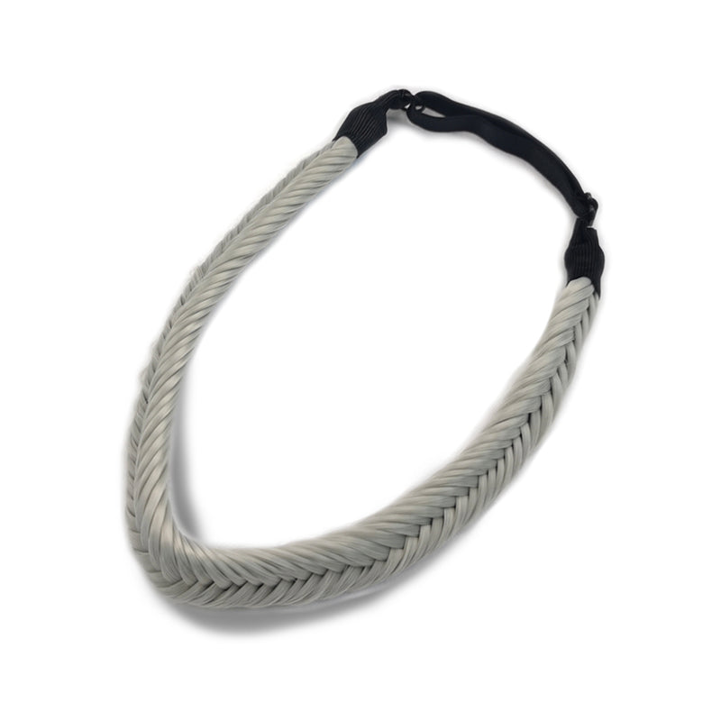 DOVE GREY FISHTAIL HEADBAND