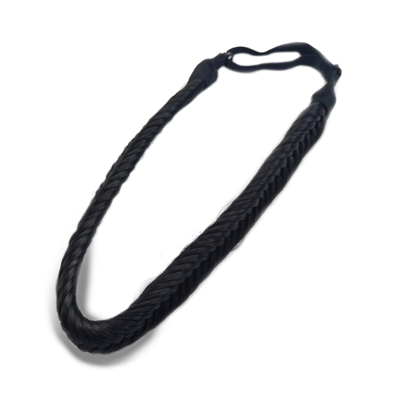 KOHL BLACK 1B FISHTAIL HEADBAND