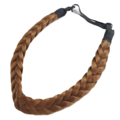 LIGHTER MEDIUM BROWN 15/30 BRAIDED HEADBAND