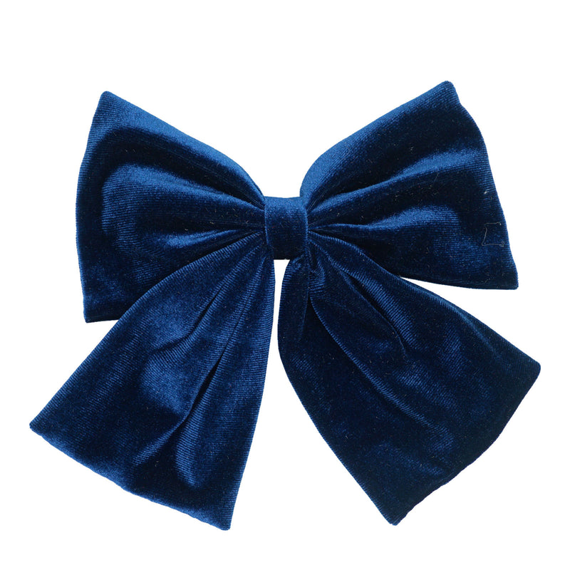 The Velvet Classic Bow Barrette