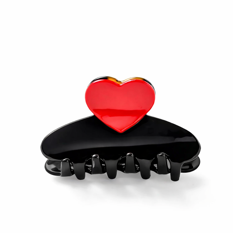 RPZL Acetate Small Heart Claw Clips