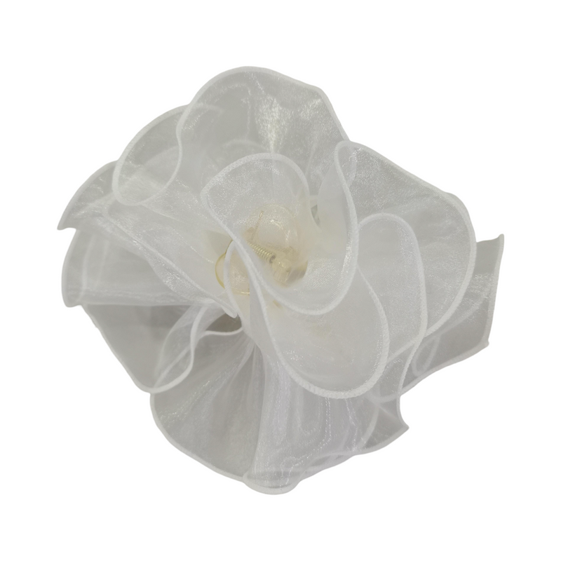 The Chiffon Flower Claw Clip