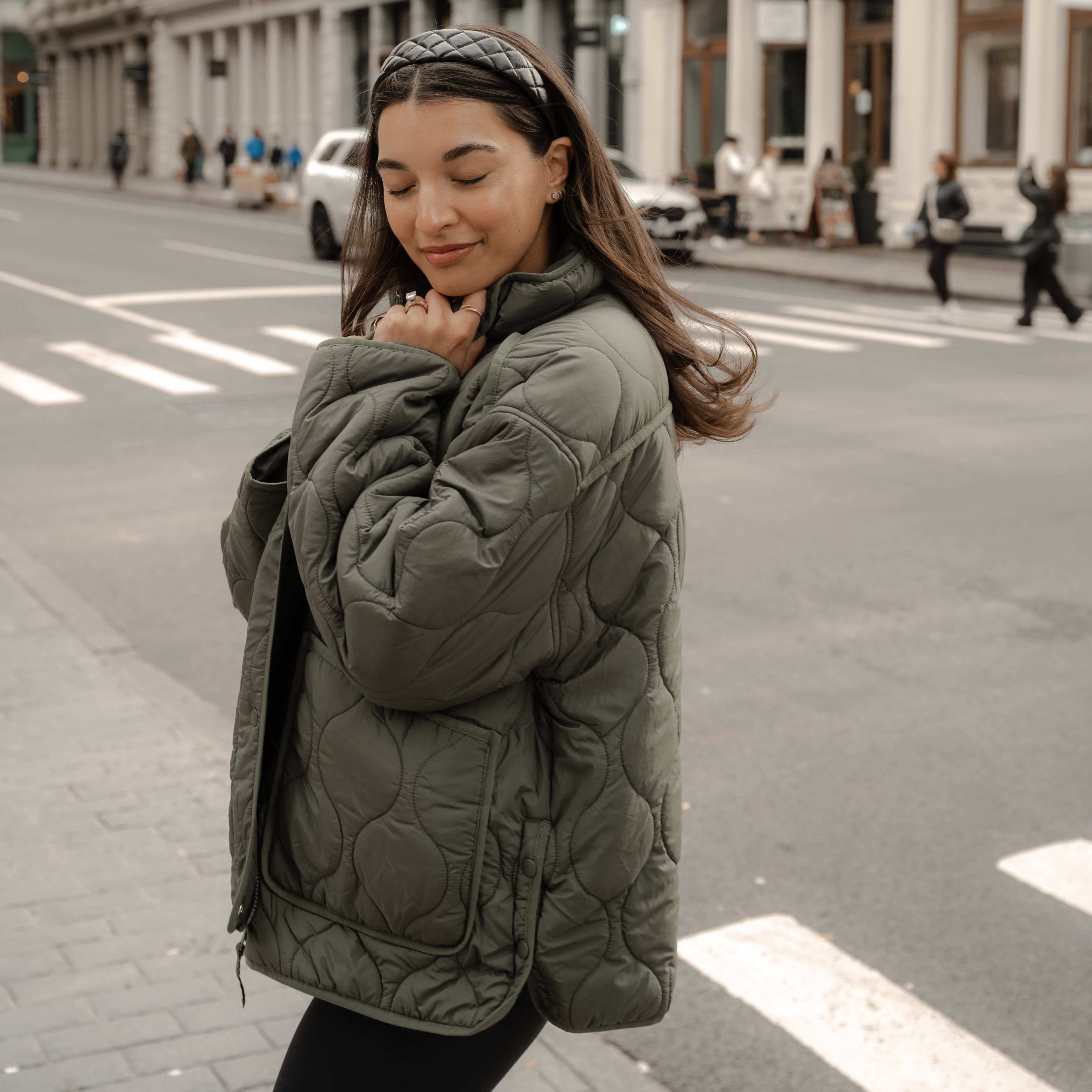 Blair quilted jacket sale