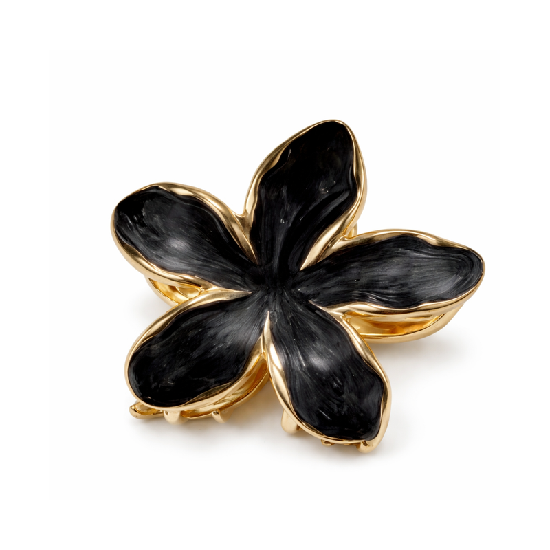 RPZL Secret Garden Gold Flower Claw Clip