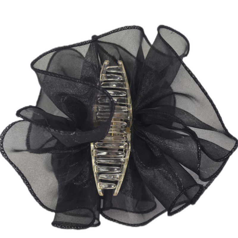 The Chiffon Flower Claw Clip