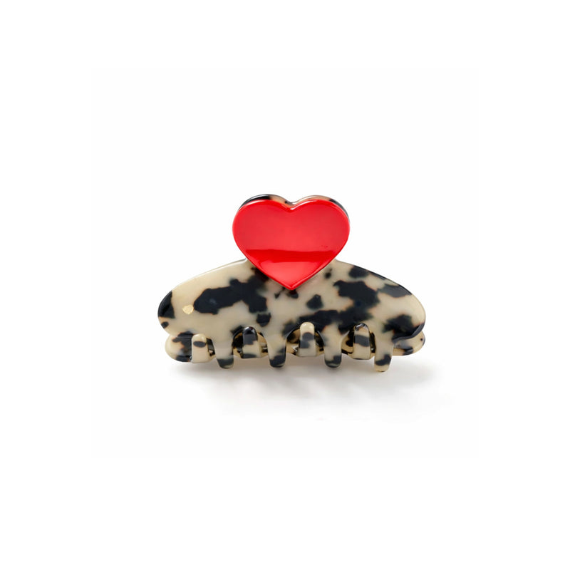 RPZL Acetate Small Heart Claw Clips