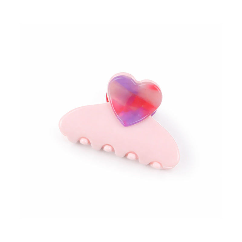 RPZL Acetate Small Heart Claw Clips