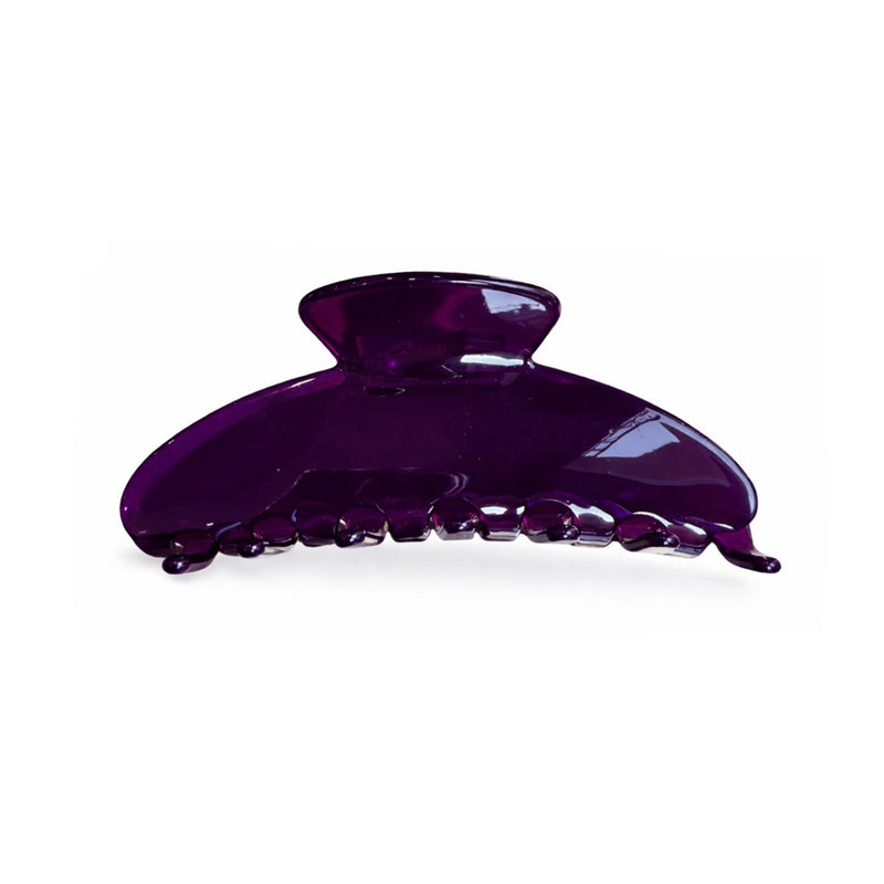 Dark Lilac Acetate Jelly Claw Clip