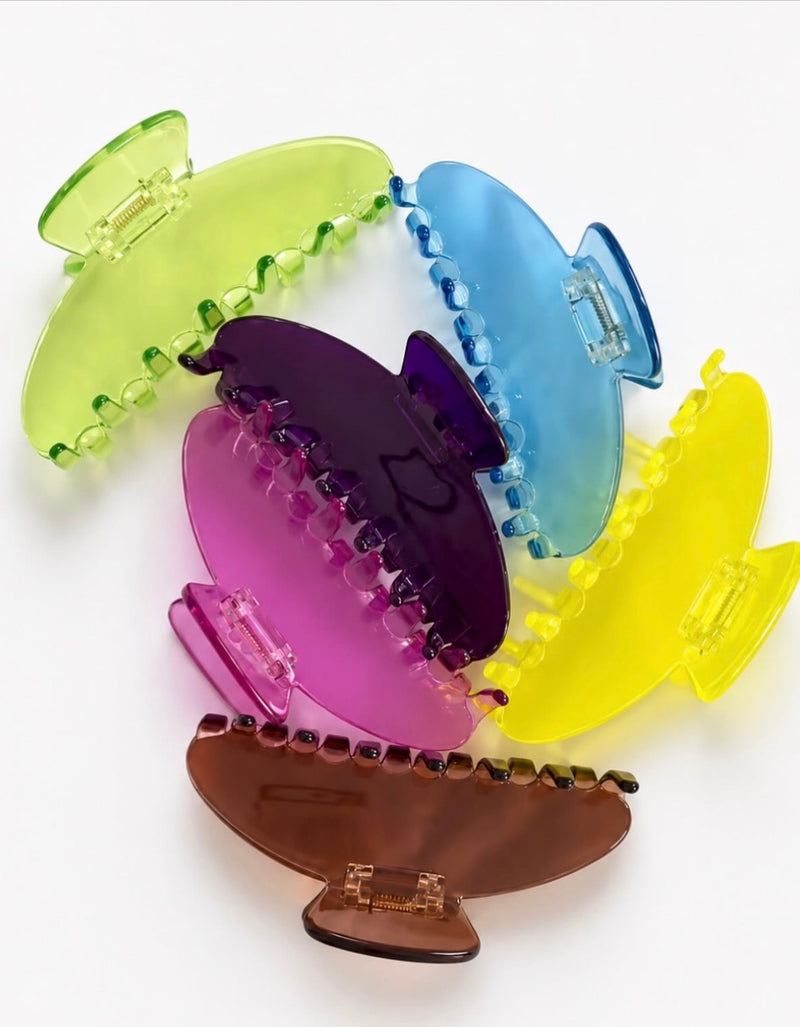 RPZL Acetate Jelly Claw Clips - 6 colors