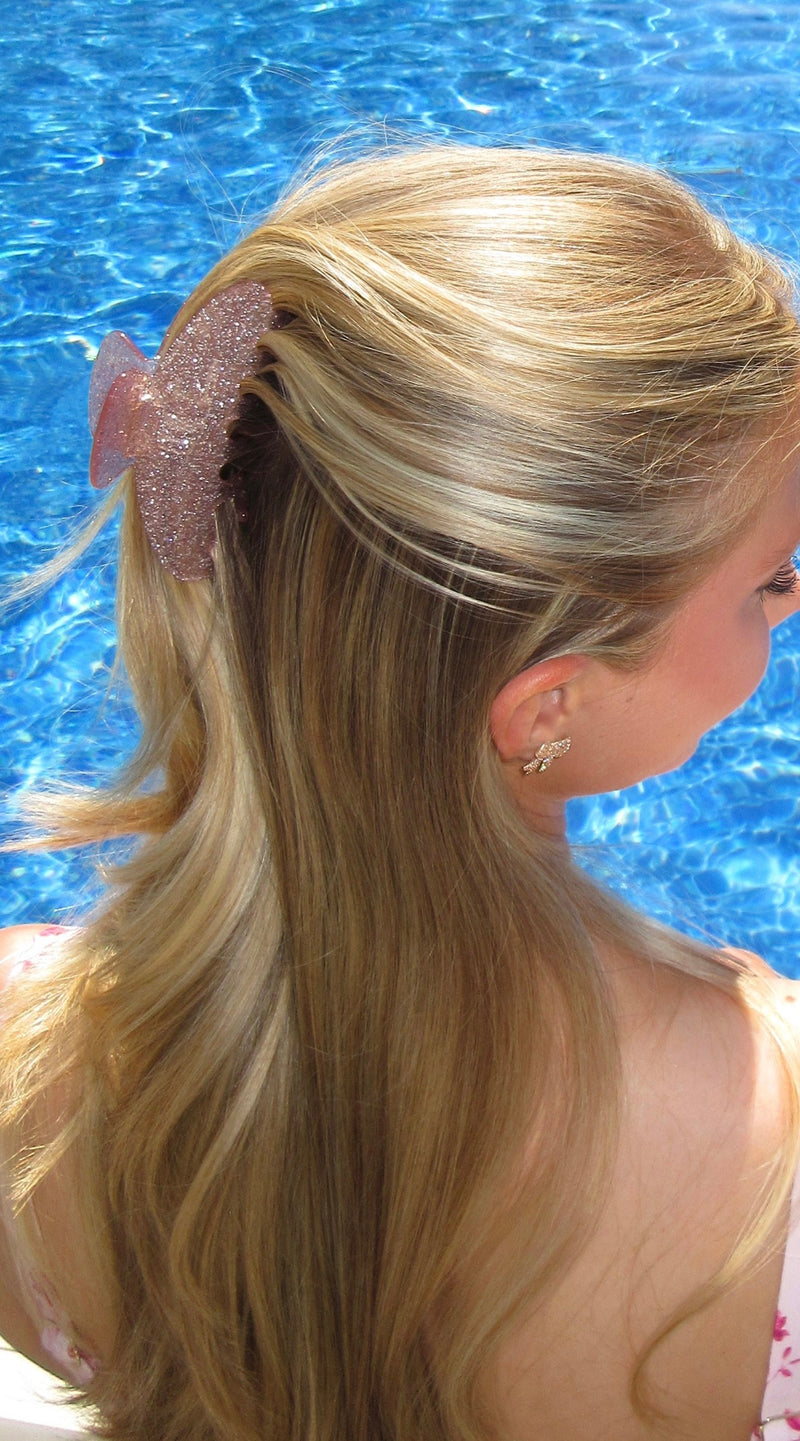 RPZL Sparkling Rose Claw Clip