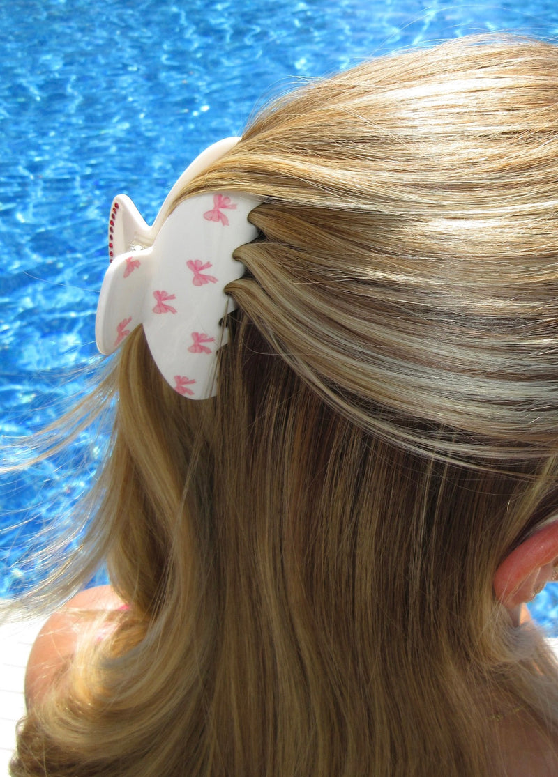 RPZL Sugar Pink Bow Claw Clip