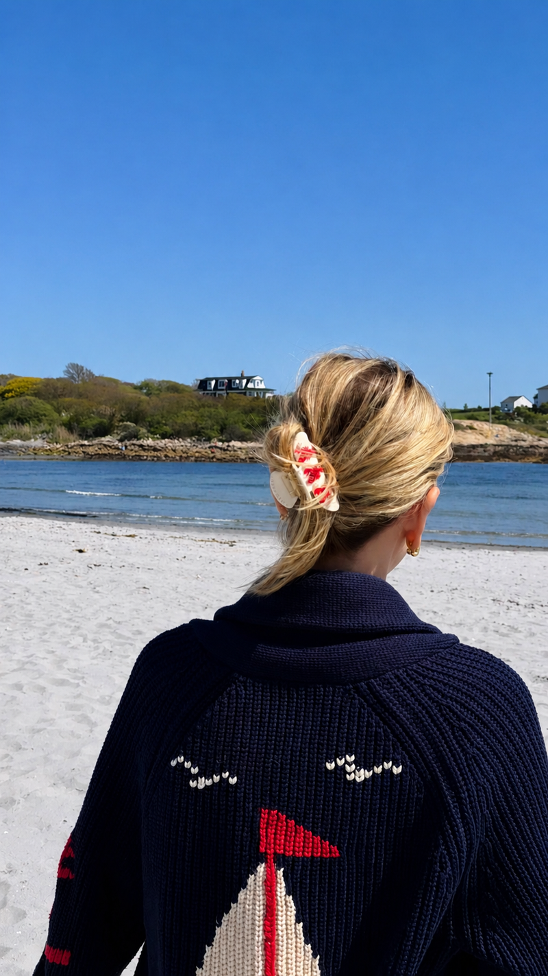 RPZL HAMPTONS ACETATE SWEETHEART Claw Clips