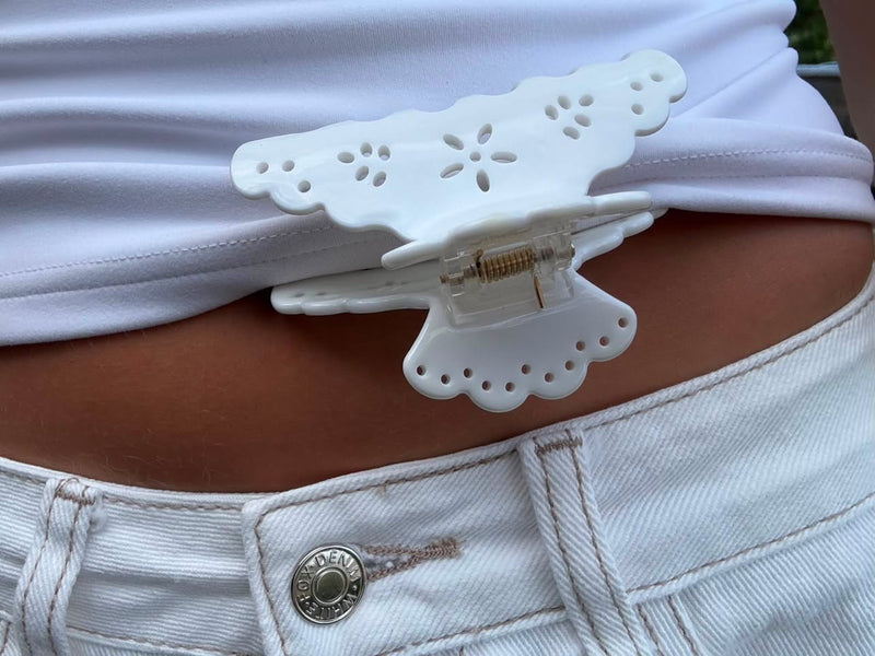 RPZL Italian Acetate Eyelet Claw Clip
