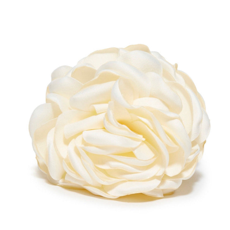 IVORY PEONY FLOWER CLAW CLIP