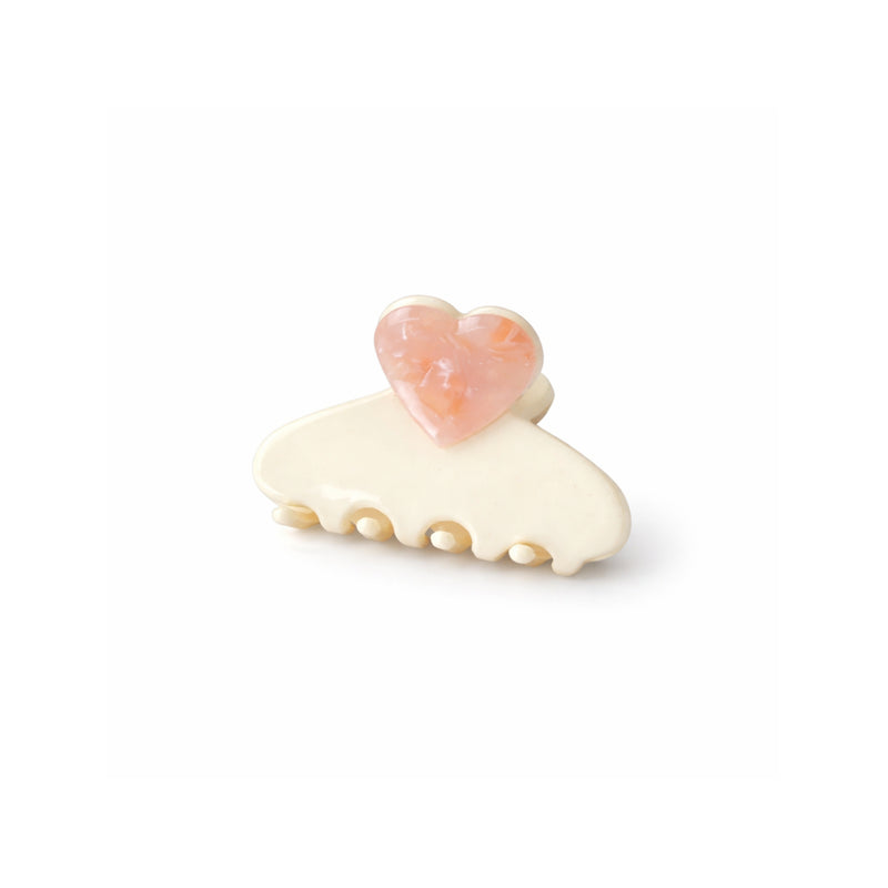 RPZL Acetate Small Heart Claw Clips