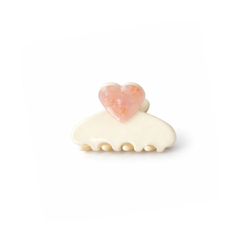 RPZL Acetate Small Heart Claw Clips