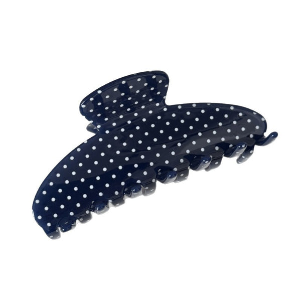 Navy Polka Dot