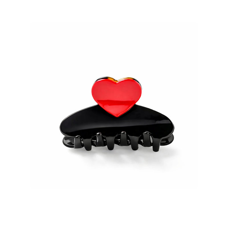 RPZL Acetate Small Heart Claw Clips