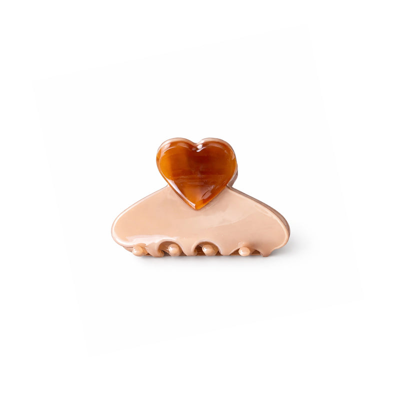 RPZL Acetate Small Heart Claw Clips