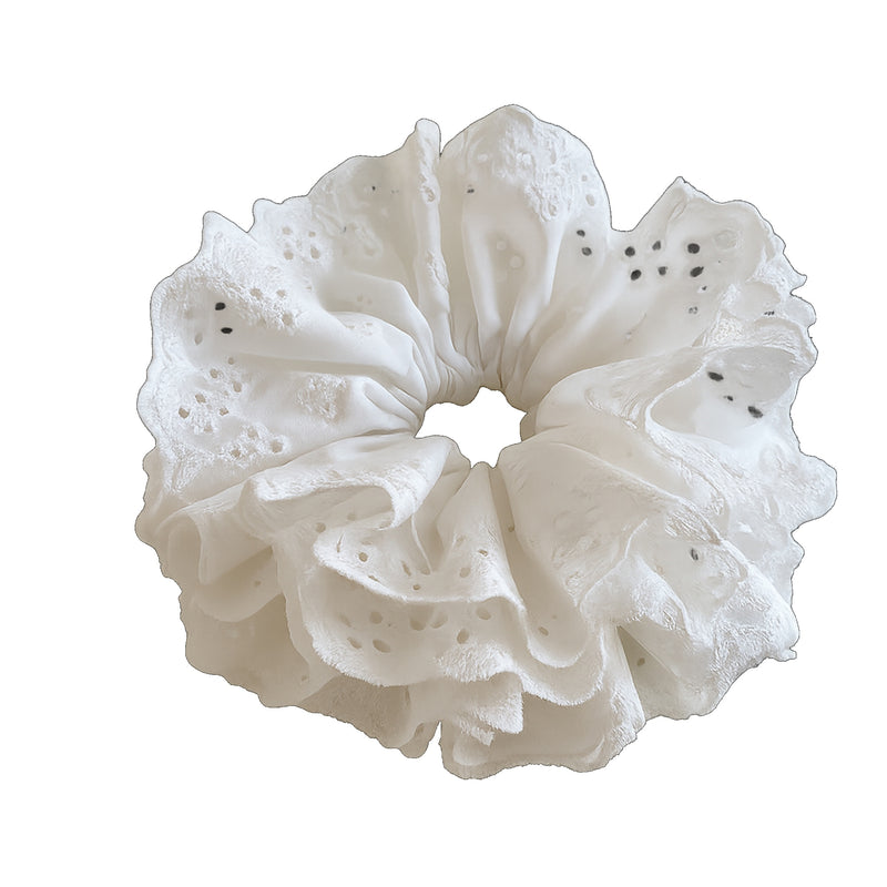 Oversized White Queen Eyelet