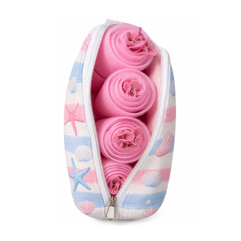 Pink Coastal Velcro Hair Rollers