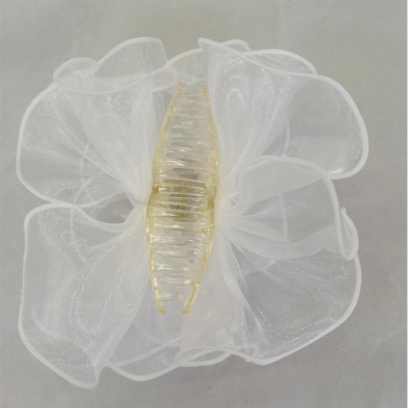 The Chiffon Flower Claw Clip