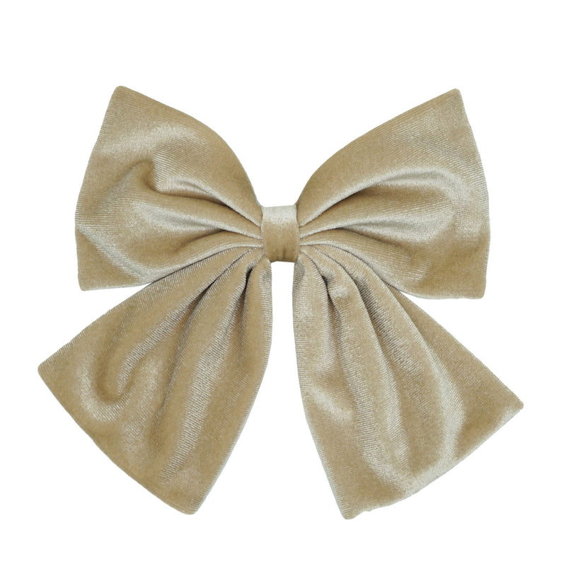 The Velvet Classic Bow Barrette