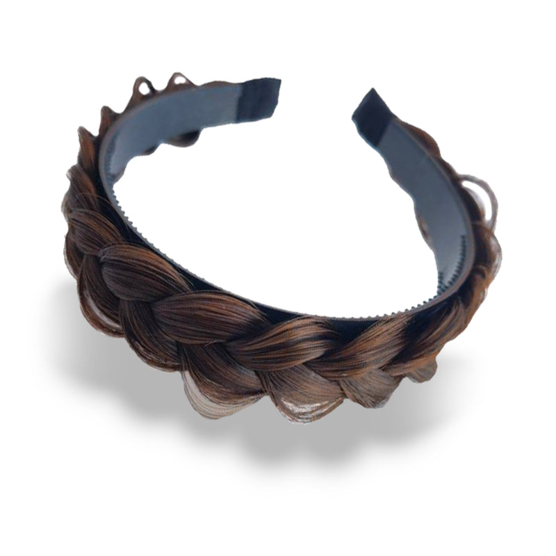 REAL NATURAL Hair Band Plaited Braided Hair Band Headband Chunky